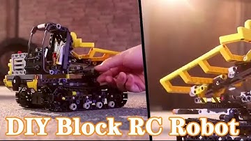 MoFun DIY 2.4G Block Building Smart RC Robot Car