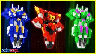 Dinocore Khủng Long Cầu Vồng Biến Hình | Dinosaur Transformer Robot Toys | Hoạt hình tiếng Việt