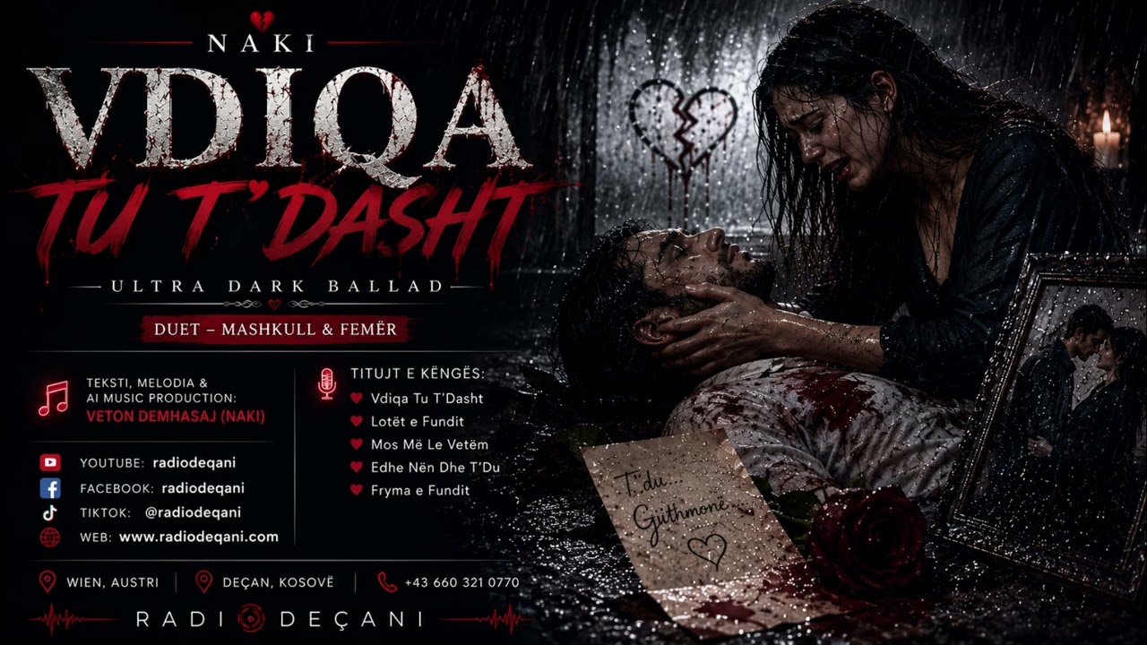 NAKI – Vdiqa Tu T'Dasht 💔 | Official Music Video | RadioDeçani
