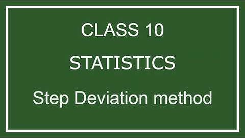Step Deviation Method - Problem 3