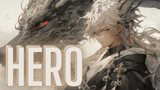 Skillet - Hero (Nightcore) (Lyrics)