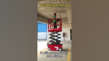 Anti-Collision Sensor - MINI Sel-propelled Scissor LIft #lifting #automobile #lifter