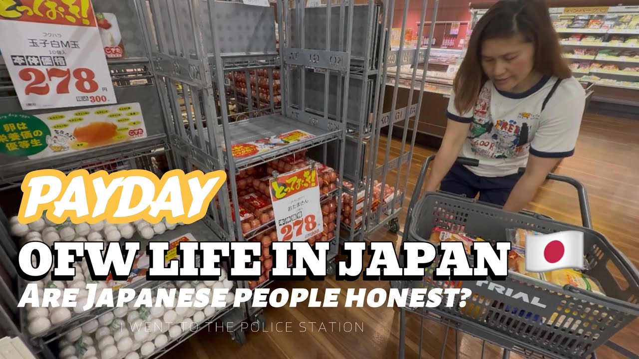 OFW LIFE IN JAPAN 🇯🇵 Sending Money in Philippines 💰Grocery Shopping 🛒| Are Japanese people Honest?