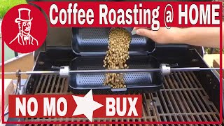 Home coffee roasting - how to roast coffee beans on charbroil grill