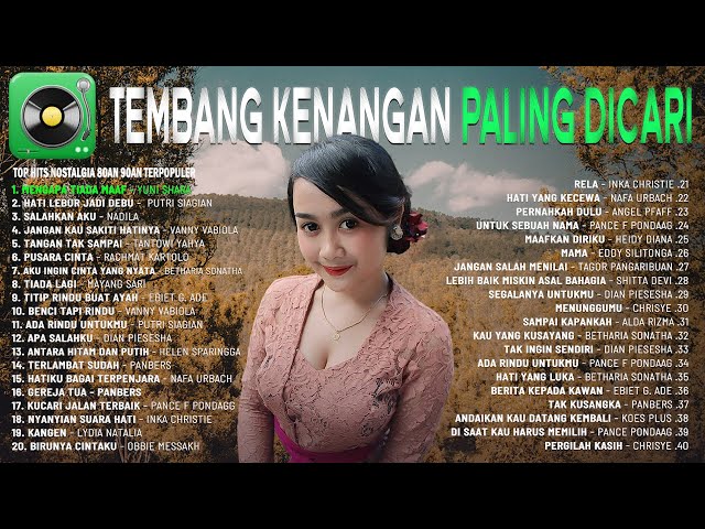 TEMBANG KENANGAN PALING DICARI - LAGU LAWAS SEDIH PENUH KENANGAN TERPOPULER SEPANJANG MASA class=