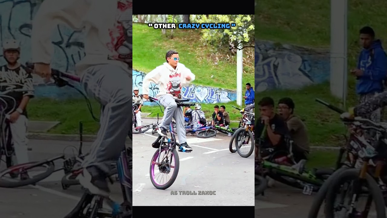 Normal Cycle Stunt v/s Last Moment 😱🥶 #trollface #cycle #moments #respect