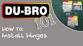 DuBro 101 – How To Install Hinges on RC airplanes