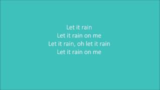 Video thumbnail of "Let it rain - Amanda Marshall - Lyrics"