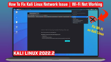 Fix Kali Linux Internet Connection | Kali Linux Wi-Fi Not Working