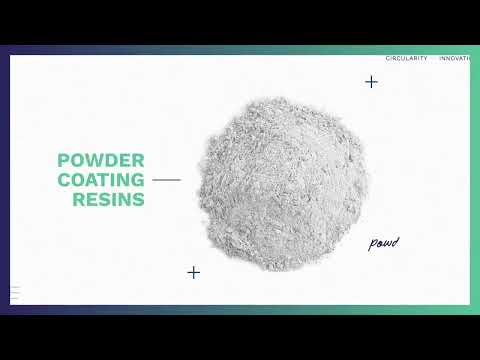 Advancing circularity into powder coating resins