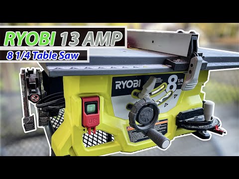 Efterforskning Sequel Stien $119 Ryobi 13 APM 8 1/4 Table Saw - YouTube