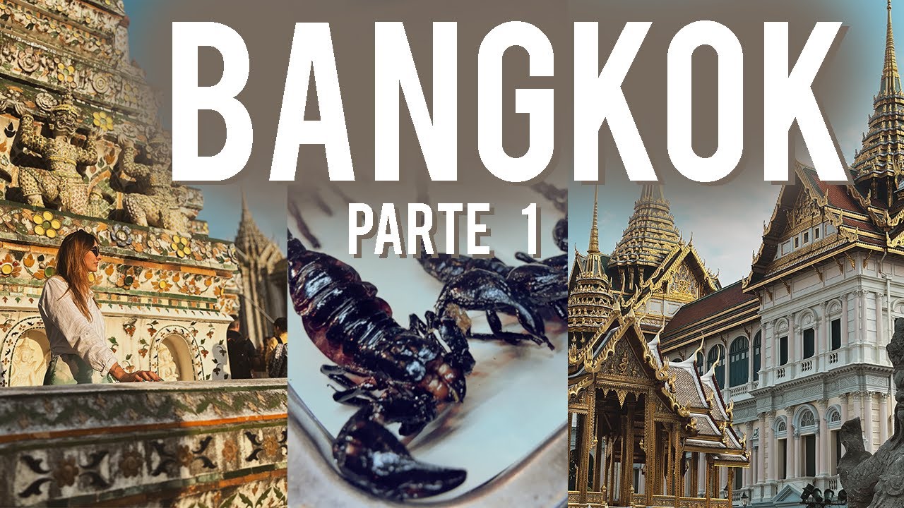 Cheguei Tailândia | Eps.1 Bangkok • Templos, Filas, Escorpião no espeto e Khaosan Road | Fer Rebello
