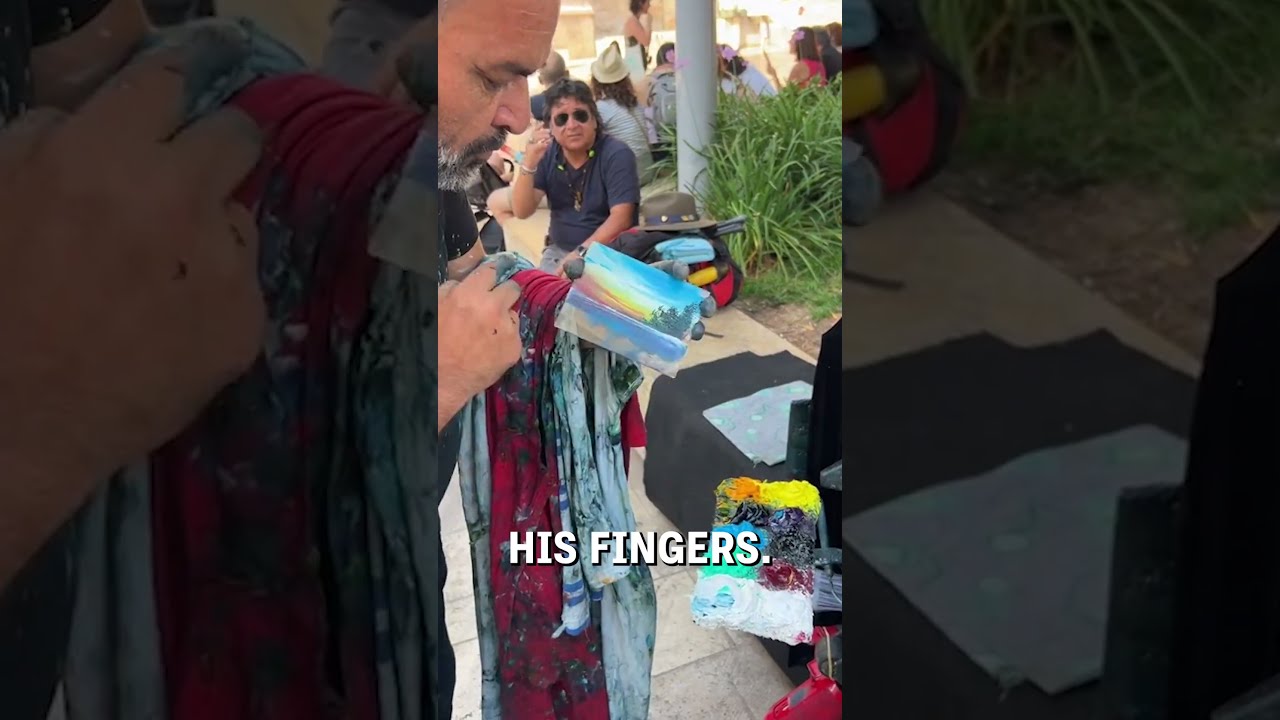 Artist In Valencia Does Incredible Finger Painting Tayturnquist