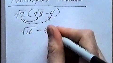 Add/Subtract/Multiply Radicals Algebra 1 10.3 part 1 and 2