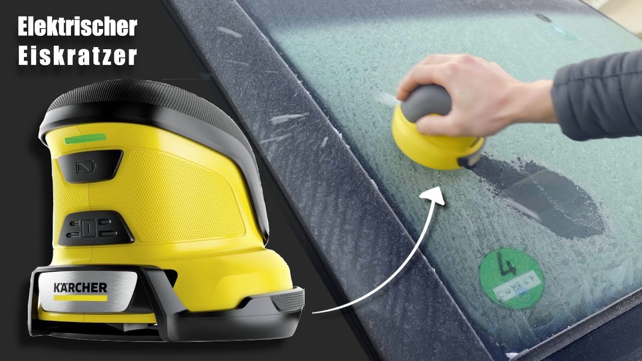 BigDean Profi Eiskratzer Auto – Ergonomischer Griff, Breite Kante, Mit Zacken Zum Eisbrechen