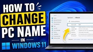 How to Change PC Name in Windows 11 | Windows 11 PC Name Change | Rename Computer in Windows  11