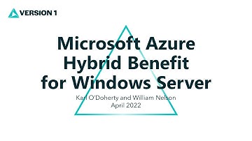Azure Hybrid Benefit for Windows Server