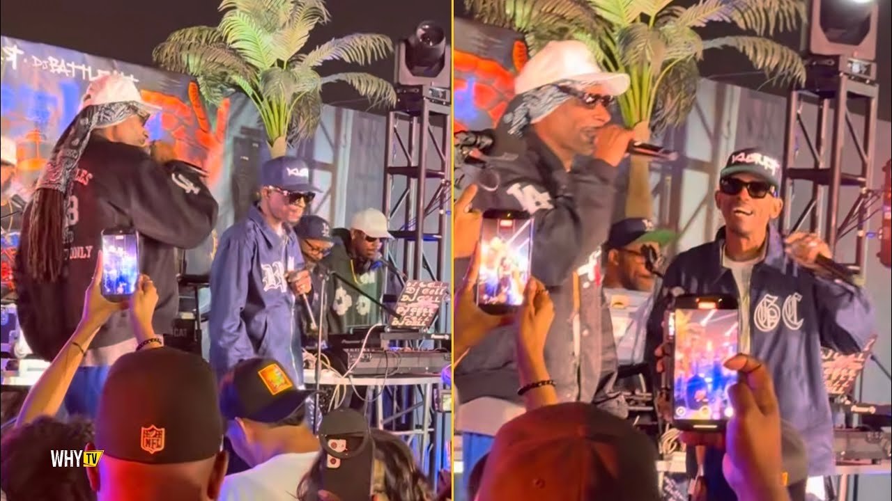 SNOOP DOGG, LAYZIE BONE And More Link Up At Kurupt & DJ Battlecat’s STAR-STUDDED LA Album Release Party! 🔥🎤