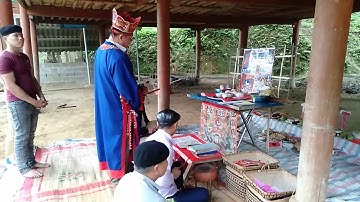 Lễ an long mạch ,thộ địa của người Tày lục Yên..