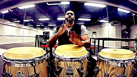 Afro-Cuban Percussion: 6/8 Rhythm Mashup on Congas