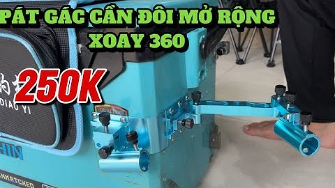 Pát gác cần đôi mở rộng xoay 360 mẫu mới