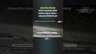 Ukrayna Rusiya Helikopterini Belə Vurdu - Görüntülər