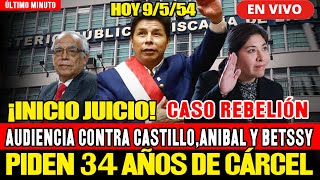 🔴¡ULTIMO MINUTO! CONTROL DE ACUSACIÓN CONTRA PEDRO CASTILLO, ANIBAL, BETSSY PIDEN 34 AÑOS HOY 9/5/24