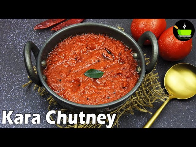 Kara Chutney | Tamil Nadu Style Spicy Kara Chutney Recipe | Milagai Chutney | Chutney Recipe | She Cooks