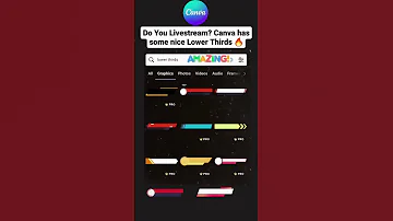Canva Has Some Nice Lower Thirds Shorts Podcast 