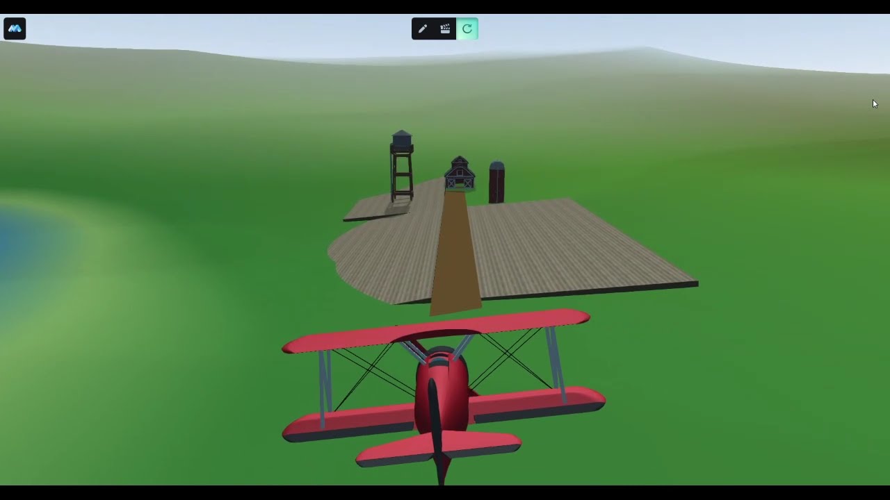 Flying test level made with Manu Video Game Maker