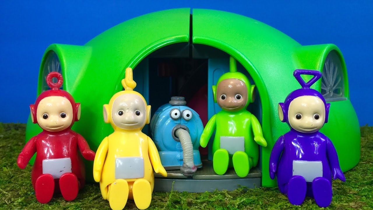 NOO NOO and TELETUBBIES Toys Purple Rabbit TUBBYTRONIC Superdome House