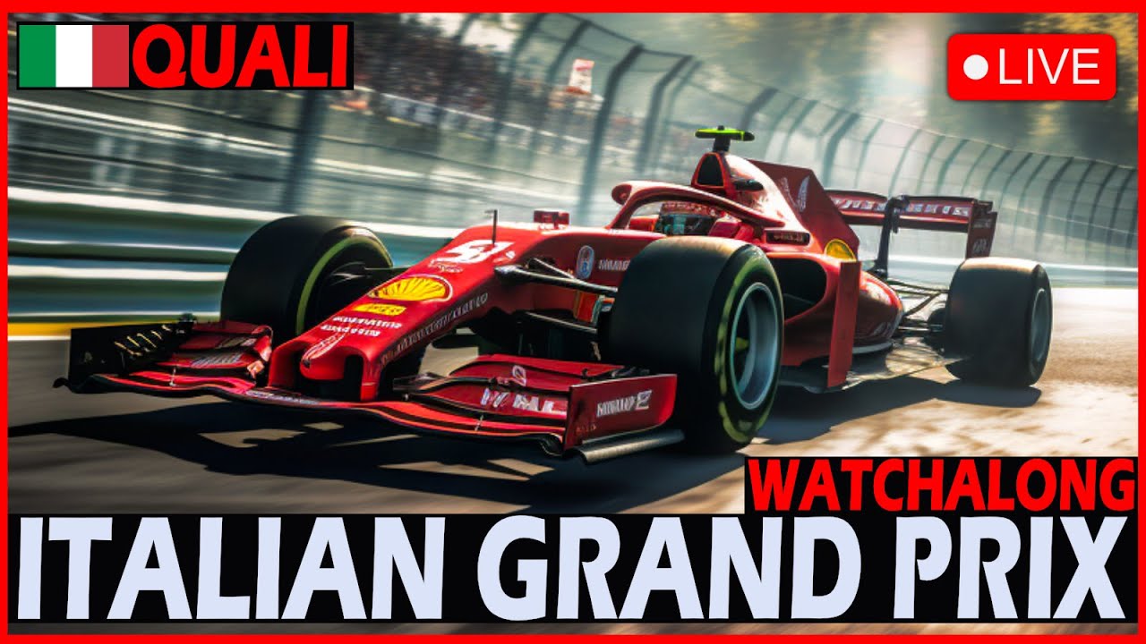 F1 LIVE - Italian GP Qualifying Watchalong With Commentary!