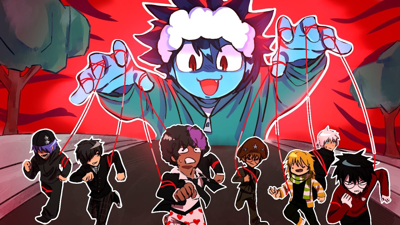 ME ESCONDI EM UM LUGAR SECRETO DE 17 YOUTUBERS NO JUJUTSU SHENANIGANS