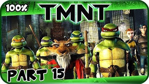 TMNT (2007 Movie Game) Walkthrough Part 15 - 100% (X360, PC, PS2, Wii) The Mysterious Leader