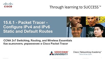 Курс Молодого Бойца Cisco Часть 2 2021 CCNA SRWE 15.6.1 Packet Tracer Conf IPv4/IPv6 Static/Default