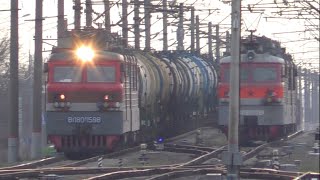Поезда на разъезде Кубань.