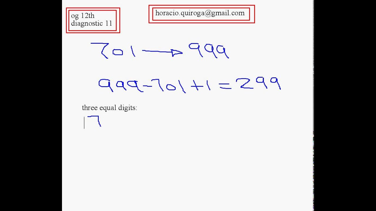 GMAT Official Guide 13th Edition Diagnostic 11 - YouTube