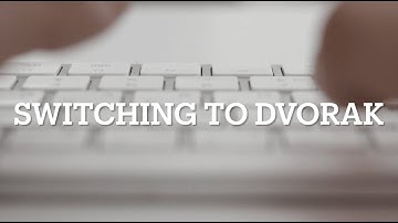 Switching to Dvorak