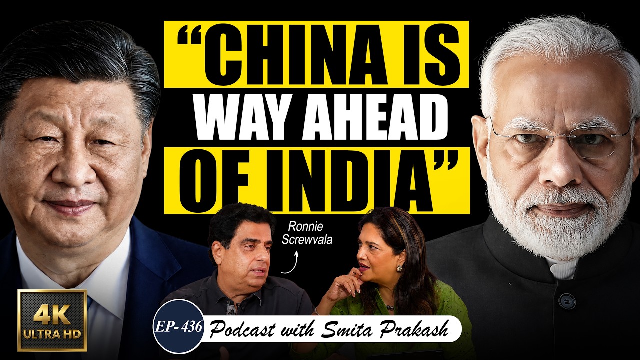 China vs India: AI, Startups, Education, Jobs & More | Ronnie Screwvala | EP-436 | 4K