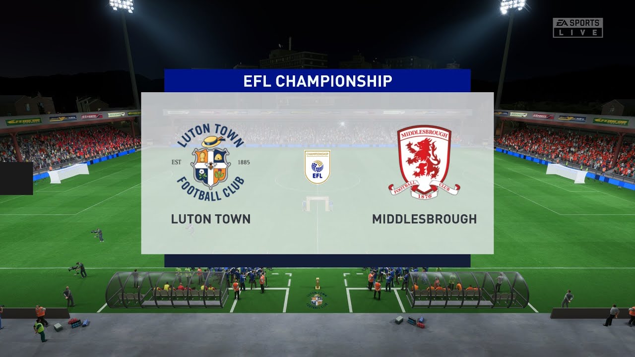 Luton – Middlesbrough, Championship 2022-2023