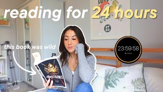 reading for 24 hours🫠 24 hour readathon!
