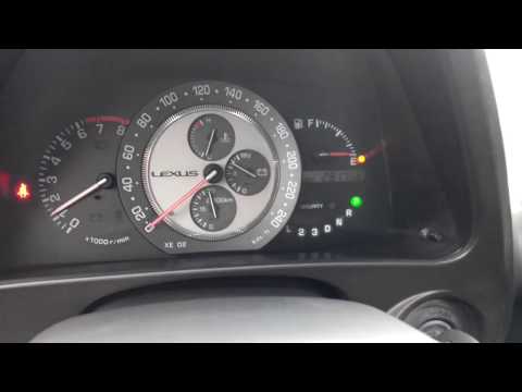 Тест запуска двигателя 1G-FE Lexus IS200 GXE10 Toyota Altezza