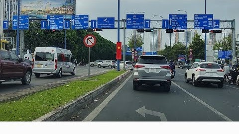 Hướng dẫn đường từ cầu Sài Gòn vào Cao tốc Long Thành -Dầu Giây lối phụ khi lối chính bị kẹt đông xe