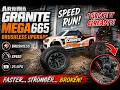 Arrma Granite Mega 665 Brushless Upgrade & I broke it?!