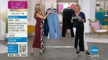 IMAN Global Chic Perfect Fit 360 SlimLeg Ankle Jean