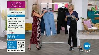 IMAN Global Chic Perfect Fit 360 SlimLeg Ankle Jean
