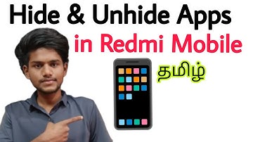 redmi mobile app hide / redmi mobile app unhide / how to hide apps on redmi / mi app hide / tamil
