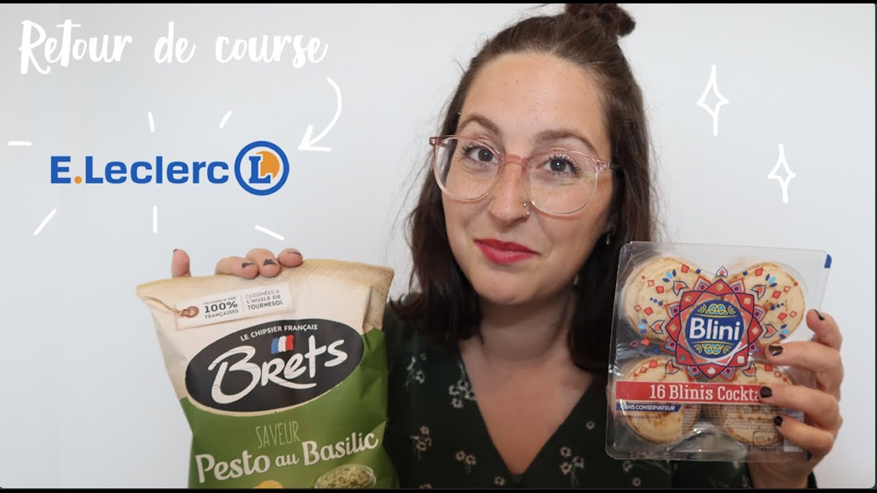 Retour de course Leclerc en #ASMR