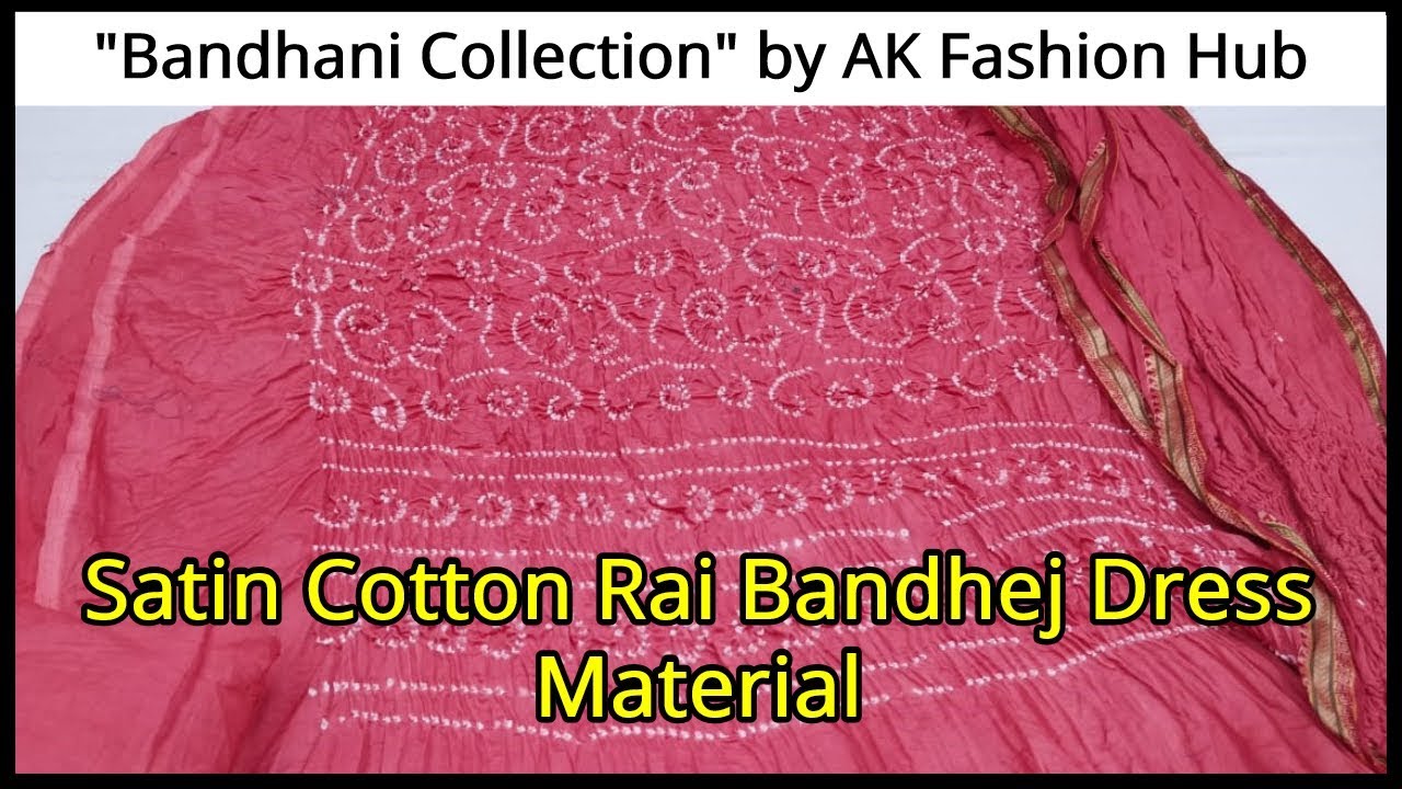 vt Heavy Kota Silk bandhej dress material, For Formal Wear at Rs 798/piece  in Surat
