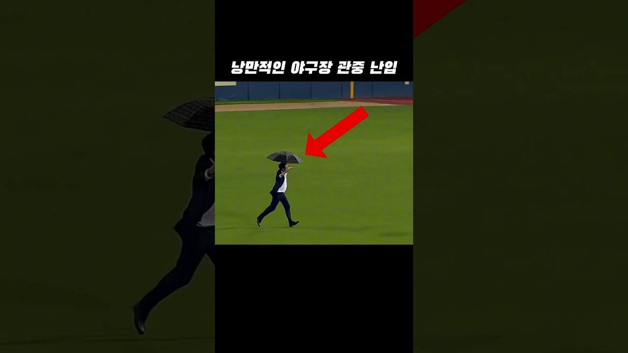 역대급 야구장 관중 난입